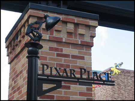 pixar studios tour. Pixar Place used to be Mickey