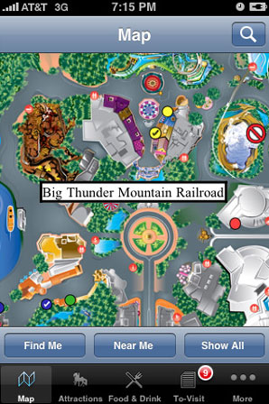 disneyland paris park map. Disneyland iphone app