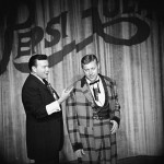 Fulton Burley and Wally Boag at Disneyland's Golden Horseshoe Revue