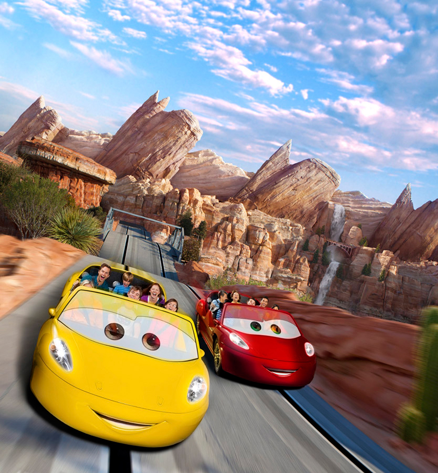 get your kicks on route 66 in disney's california adventures, cars