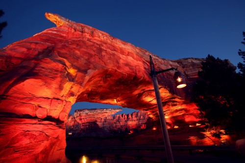 Ornament Valley is the setting for Radiator Springs Racers