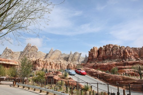 Ornament Valley is the setting for Radiator Springs Racers