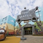 Tow Mater themed entrance.