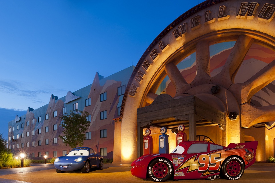 Cars Themed Family Suites Open in Second Phase at Disney's Art of