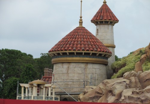 Magic Kingdom New Fantasyland Update - Prince Eric's Castle