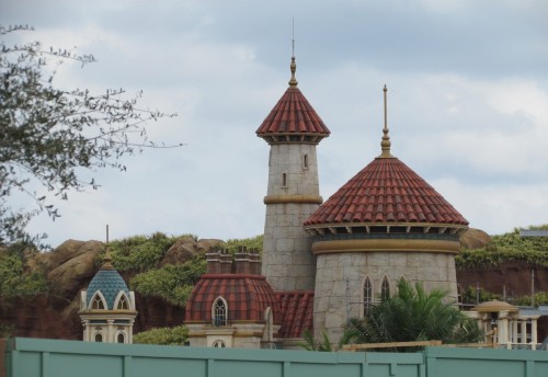 Magic Kingdom New Fantasyland Update - Prince Eric's Castle