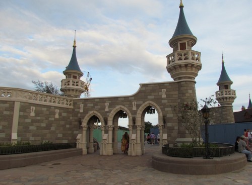 Magic Kingdom New Fantasyland Update - Wall