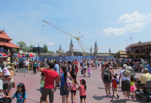 Magic Kingdom New Fantasyland Update Long View