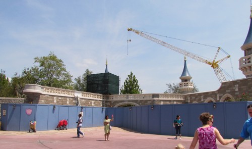 Magic Kingdom New Fantasyland Update - Walls