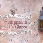 Painted Sign in Belle's VIllage