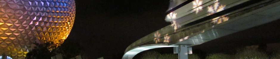 epcot exit monorail snowflakes