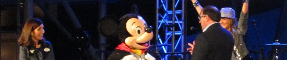 Mickey helps open Test Track