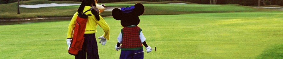 golf with mickey and goofy