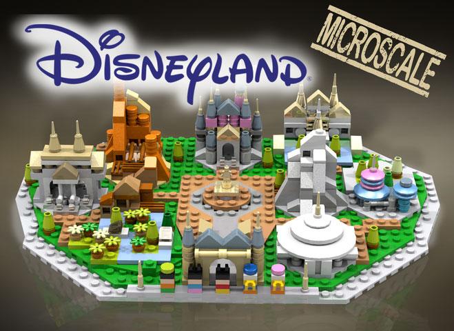 Your vote can make this microscale Disneyland LEGO model a 