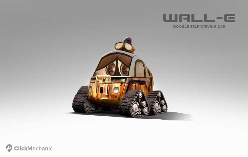 8WALLE_GoogleSelfDrivingCar The Disney Blog