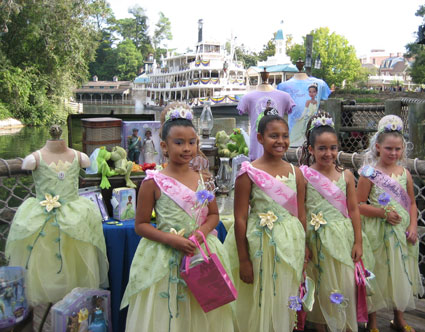 Princess Tiana Dresses and Bibbiti Bobbiti Boo Makeovers