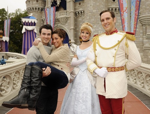 KEVIN AND DANIELLE JONAS CELEBRATE FIRST WEDDING ANNIVERSARY AT DISNEY WORLD IN FLORIDA