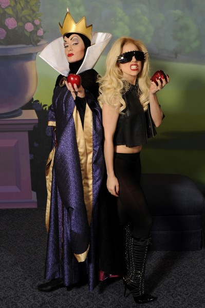 Lady Gaga meets the Evil Queen at the Magic Kingcom