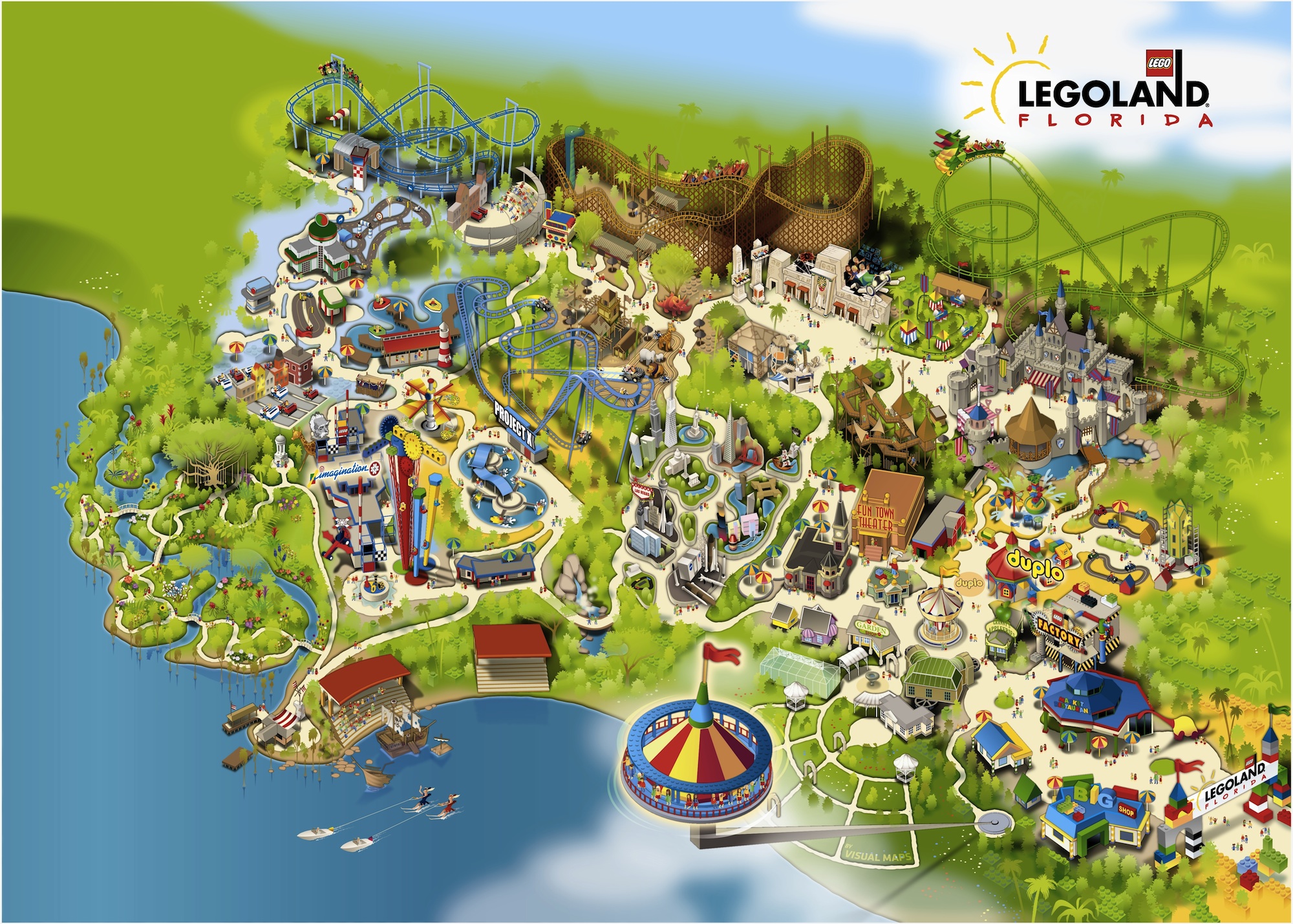 Legoland Florida Map 2021 Legoland-Florida-Map-2011 | The Disney Blog