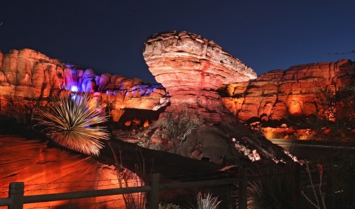 Ornament Valley is the setting for Radiator Springs Racers