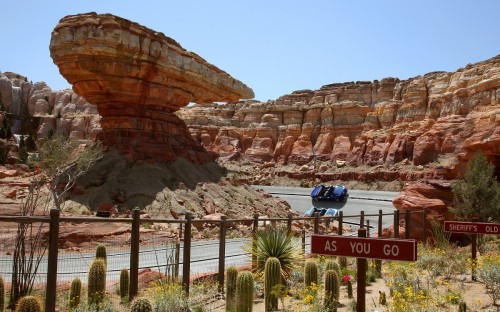 Ornament Valley is the setting for Radiator Springs Racers