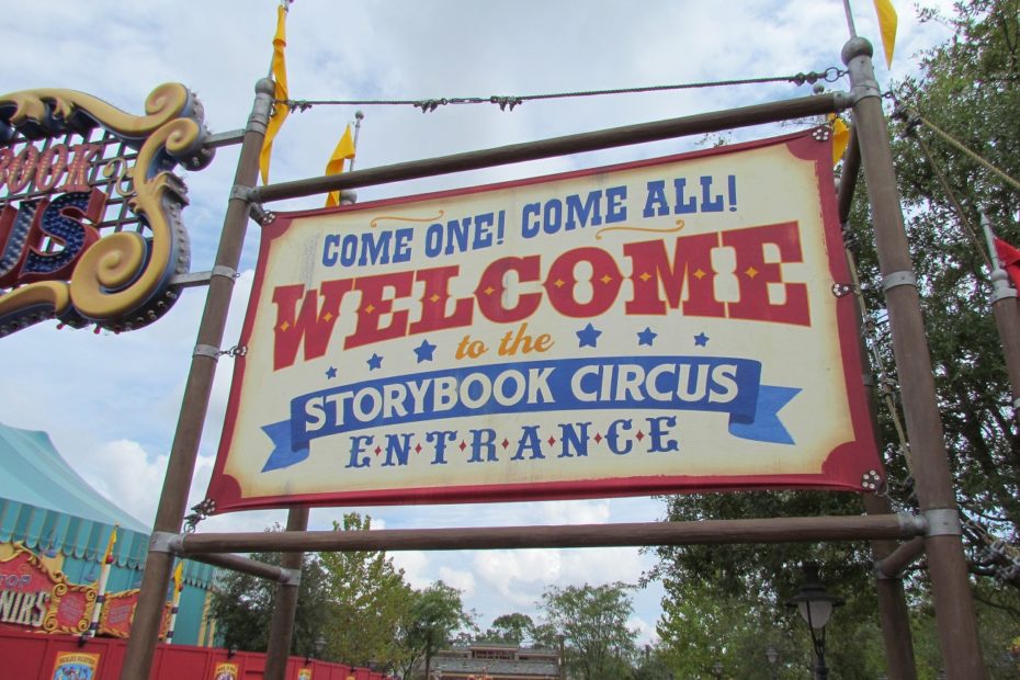 Magic Kingdom Storybook Circus Update - Marquee