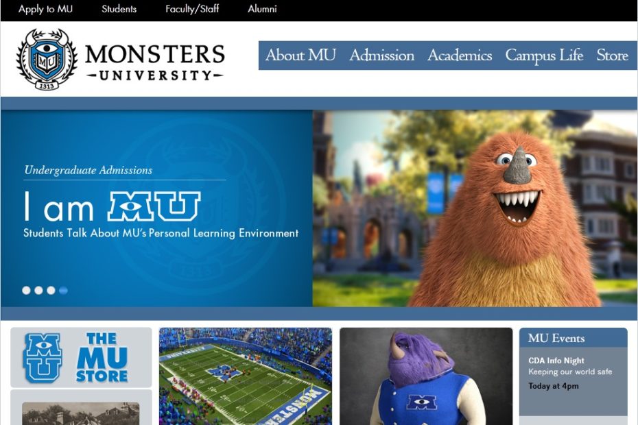 monsters university viral site