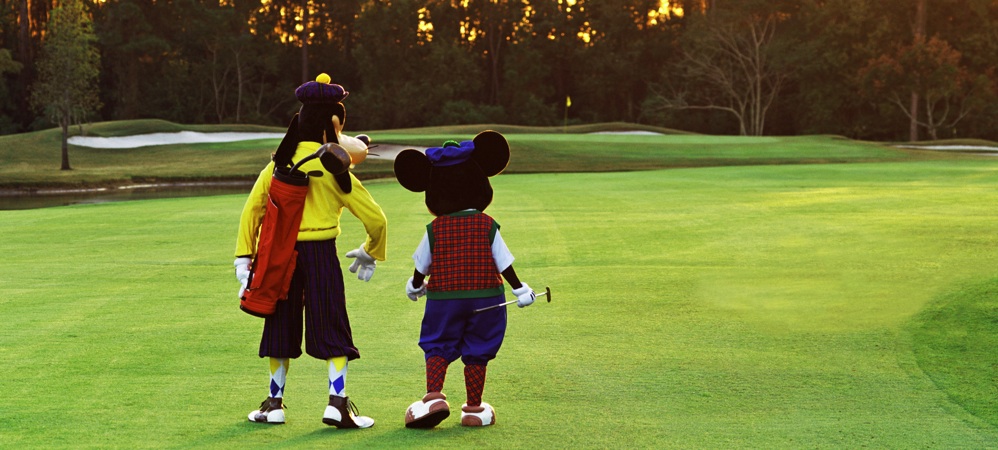 golf with mickey and goofy