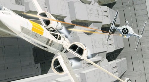 Ralph McQuarrie concept art for Star Wars episode IV