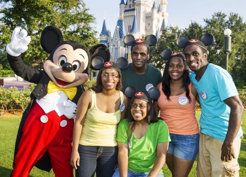 THE GAITHER FAMILY, FIRST SURVIVING SET OF AFRICAN-AMERICAN QUINTUPLETS, CELEBRATE 30TH BIRTHDAY AT DISNEY WORLD IN FLORIDA