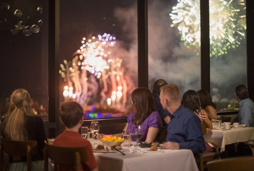 With sweeping views of Magic Kingdom fireworks from atop Disney's Contemporary Resort, the re-imagined California Grill also features a new design inspired by mid-century modern California, and a new menu showcasing seasonal ingredients and a lighter touch. 