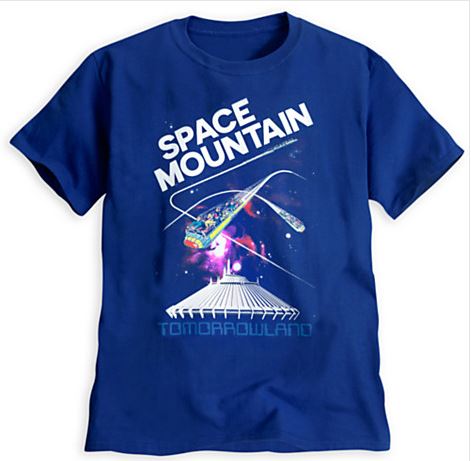 space mountain button down shirt