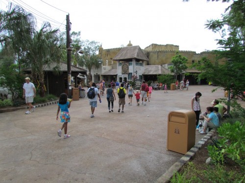 Entrance to the Harambe Village expansion