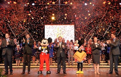 50th Anniversary of Disneyland Ambassador Program ceremony held on both ...