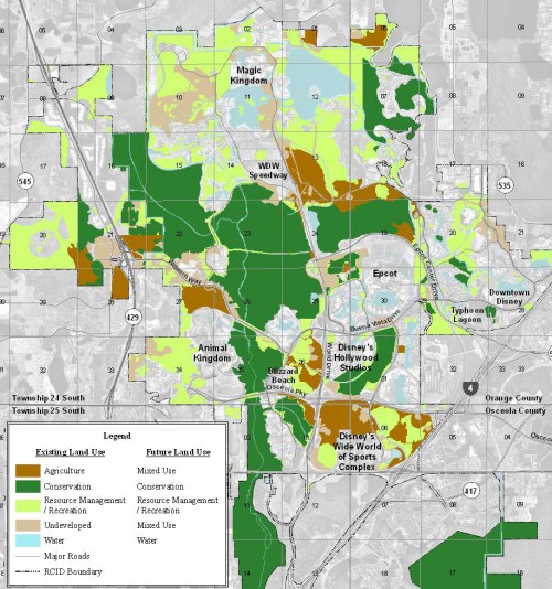 How Much Land Does Disney Own In Florida Map Zip Code Map: How Much Land Does Disney Own In Florida Map