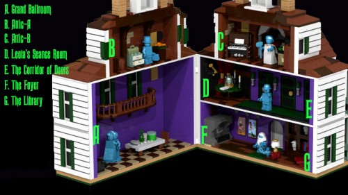 haunted mansion lego set disney