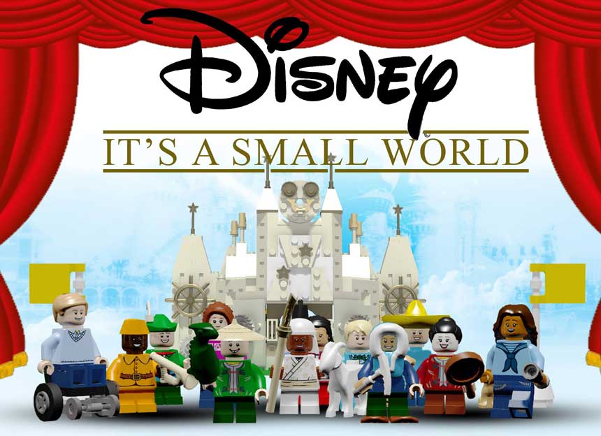 Help Get This Lego Brick Model Of Disneyland S It S A Small World Produced The Disney Blog