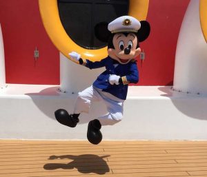 Captain Mickey Mouse on Disney Cruise Line