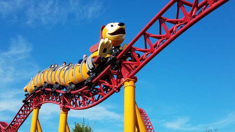 Go for a ride on Slinky Dog Dash in On-Ride Video from The Disney Blog