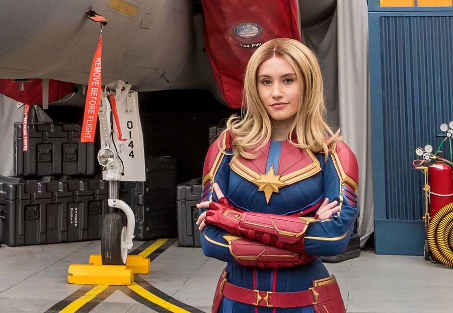 Image result for captain marvel disneyland