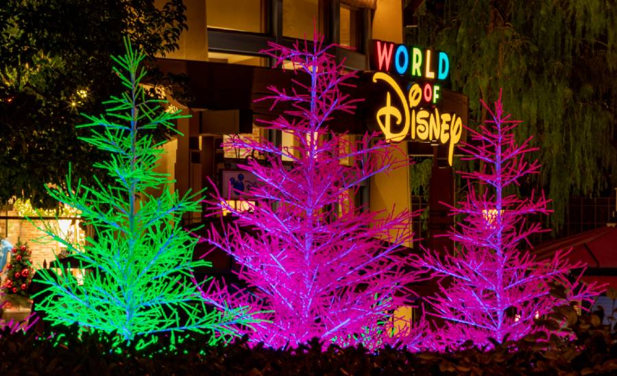 Downtown Disney's holiday spirit lights up with new 'Let it Glow' Trees