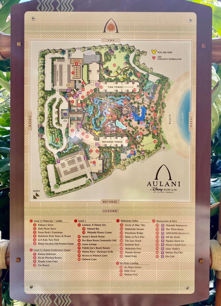 Aulani-justice-mitchell-hotel-map | The Disney Blog