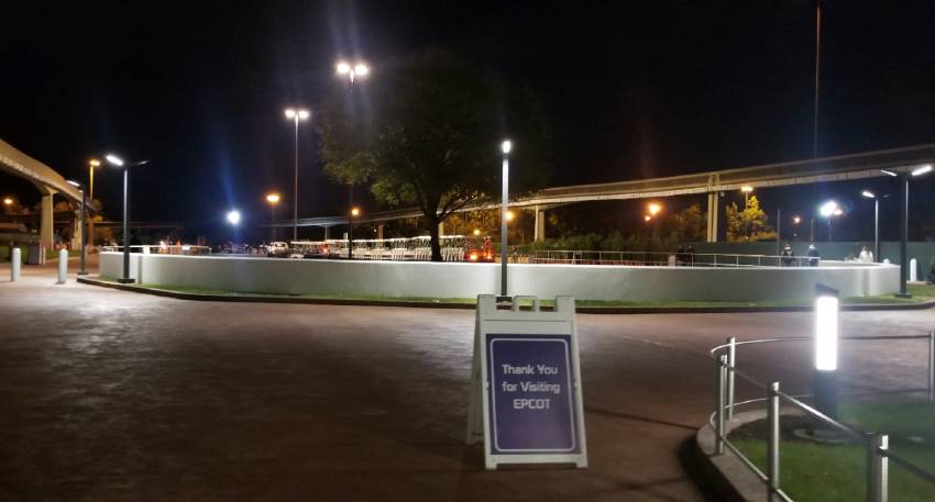 EPCOT Tram Loading Zone