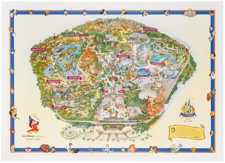 Disney Utilidor Map