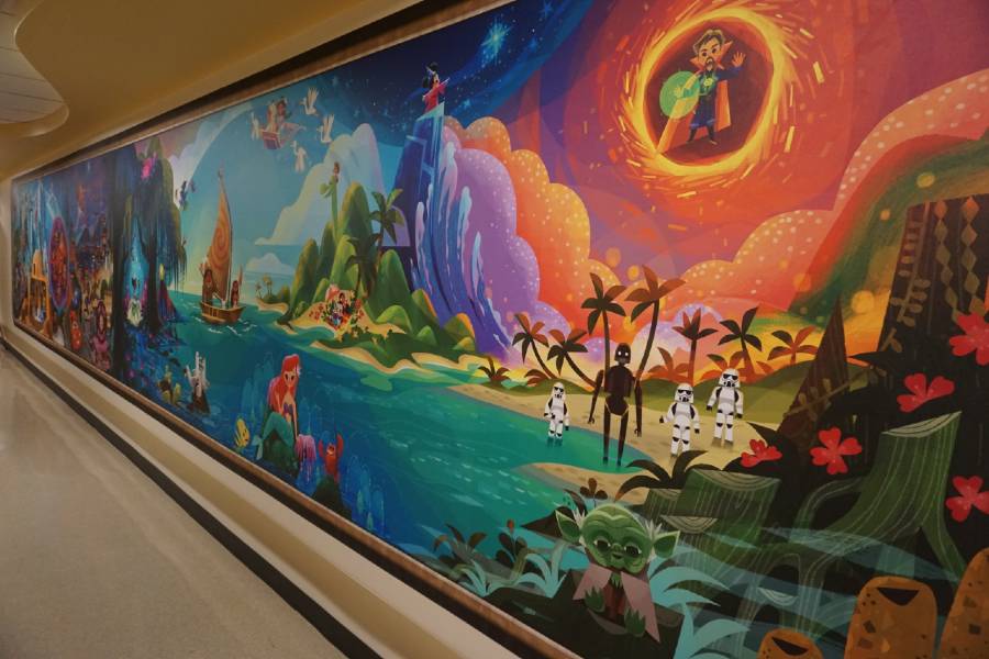Disney transforms local children's hospital adding magic murals, windows and more The Disney Blog