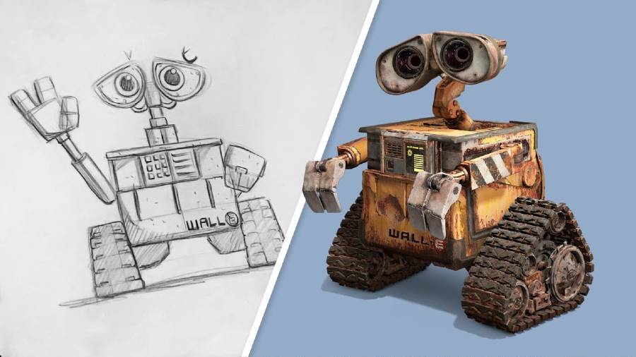 Learn To Draw Pixar S Wall E At Home The Disney Blog
