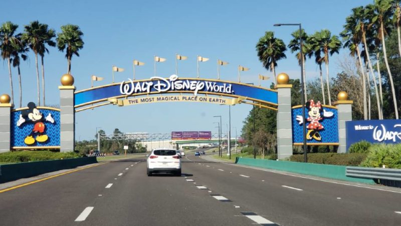 New "The Most Magical Place on Earth" welcome sign for Walt Disney World. 
