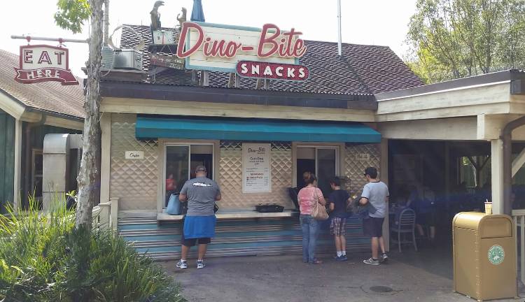Dino-Bite Snacks in DinoLand USA
