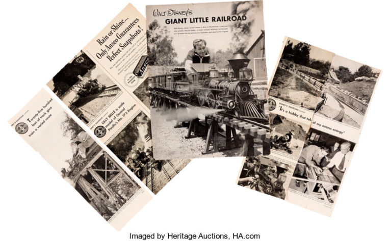 Walt Disney Railroad magazine images