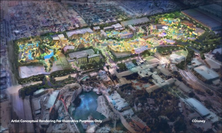 Westside expansion plans at Disneyland Resort